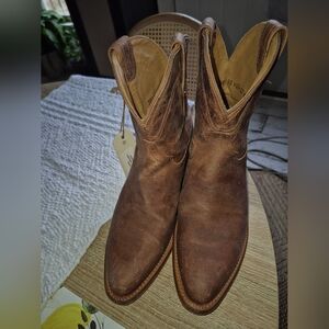 Women's Brown Leather Tecovas- The Penny